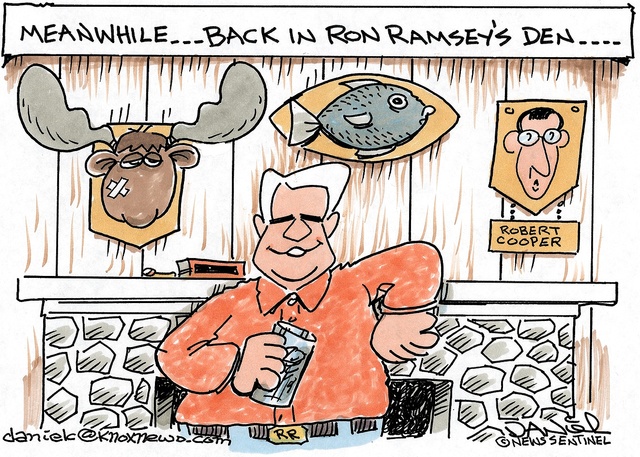 RAMSEY’S TROPHY ROOM.