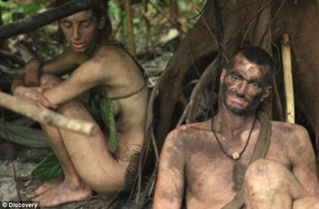 NAKED “SURVIVOR” REALITY SHOW AIRING ON DISCOVERY CHANNEL.