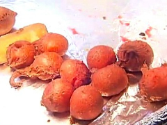 Fried kool aid balls