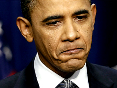 Sad Barack Obama