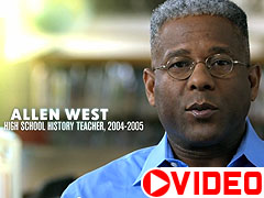 Allen West Teacher ad video