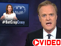 Lawrence ODonnell says Rep Bachmann is Bat Crap Crazy video