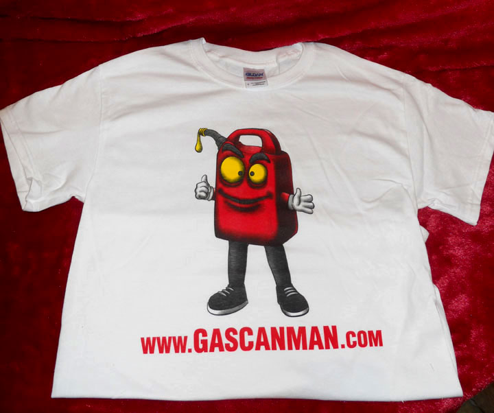 GasCan Man t-shirt